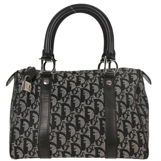 Christian Dior Black Trotter Duffle Handbag