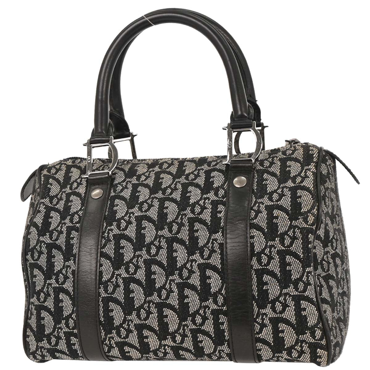 Christian Dior Black Trotter Duffle Handbag