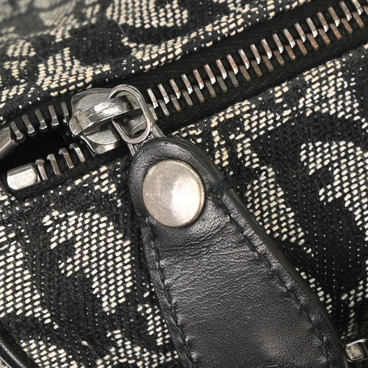 Christian Dior Black Trotter Duffle Handbag