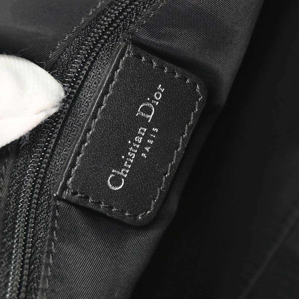 Christian Dior Black Trotter Duffle Handbag