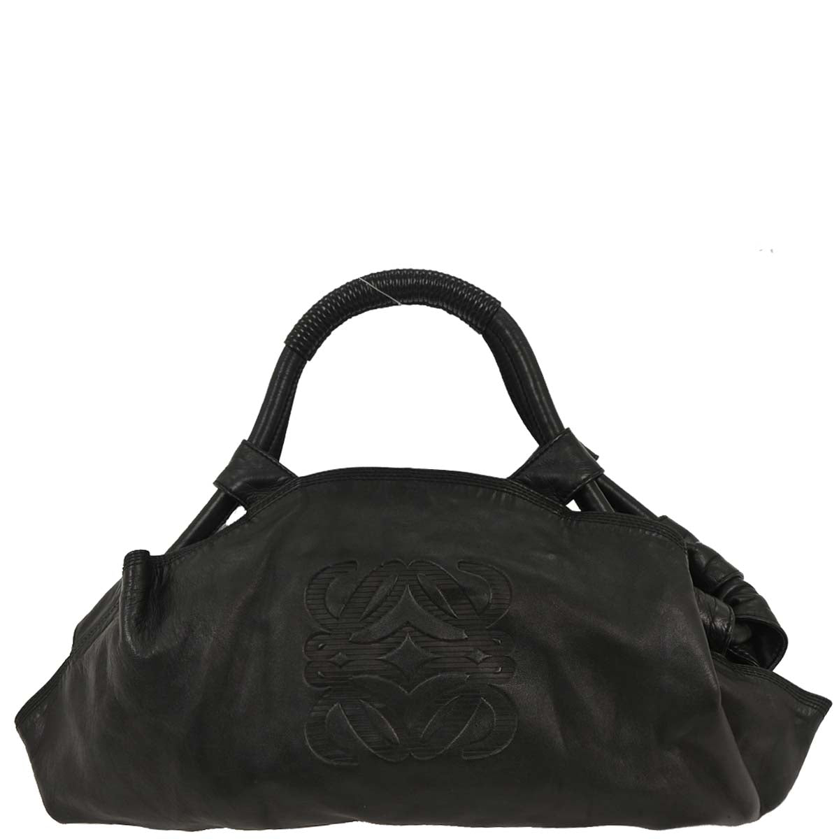 Loewe Black Lambskin Nappa Aire Handbag