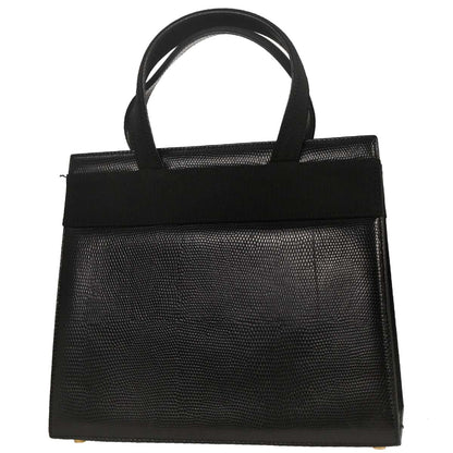 Salvatore Ferragamo Black Vara Bow Handbag