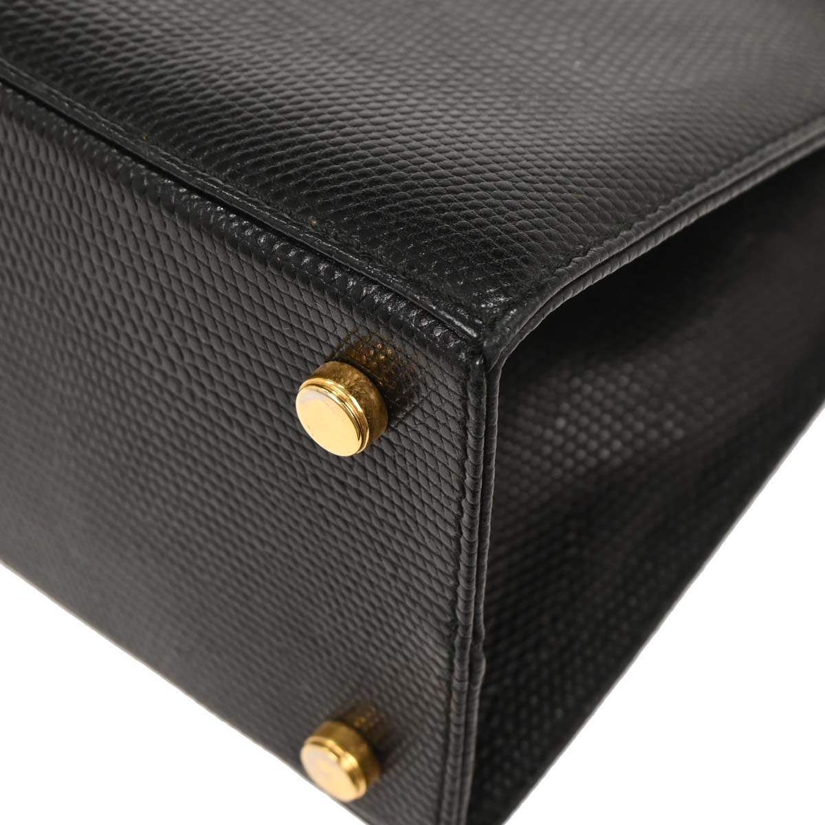 Salvatore Ferragamo Black Vara Bow Handbag