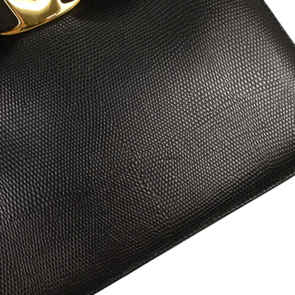 Salvatore Ferragamo Black Vara Bow Handbag