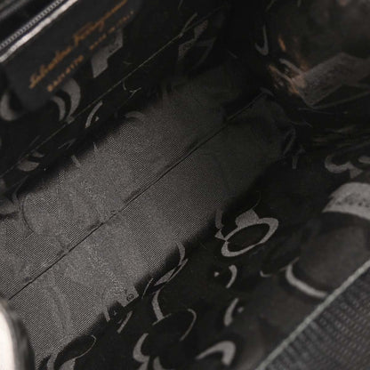 Salvatore Ferragamo Black Vara Bow Handbag