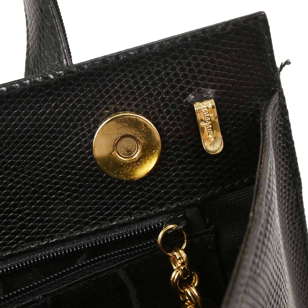 Salvatore Ferragamo Black Vara Bow Handbag