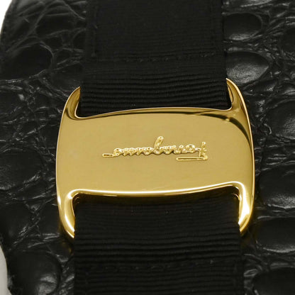 Salvatore Ferragamo * Black Vara Drawstring Backpack