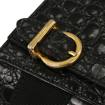 Salvatore Ferragamo * Black Vara Drawstring Backpack