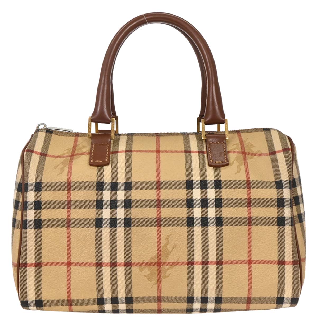 Burberry Beige House Check Duffle Handbag
