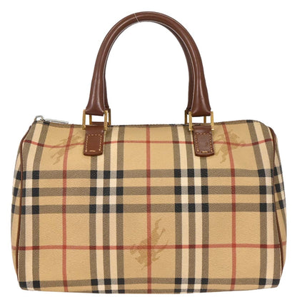 Burberry Beige House Check Duffle Handbag