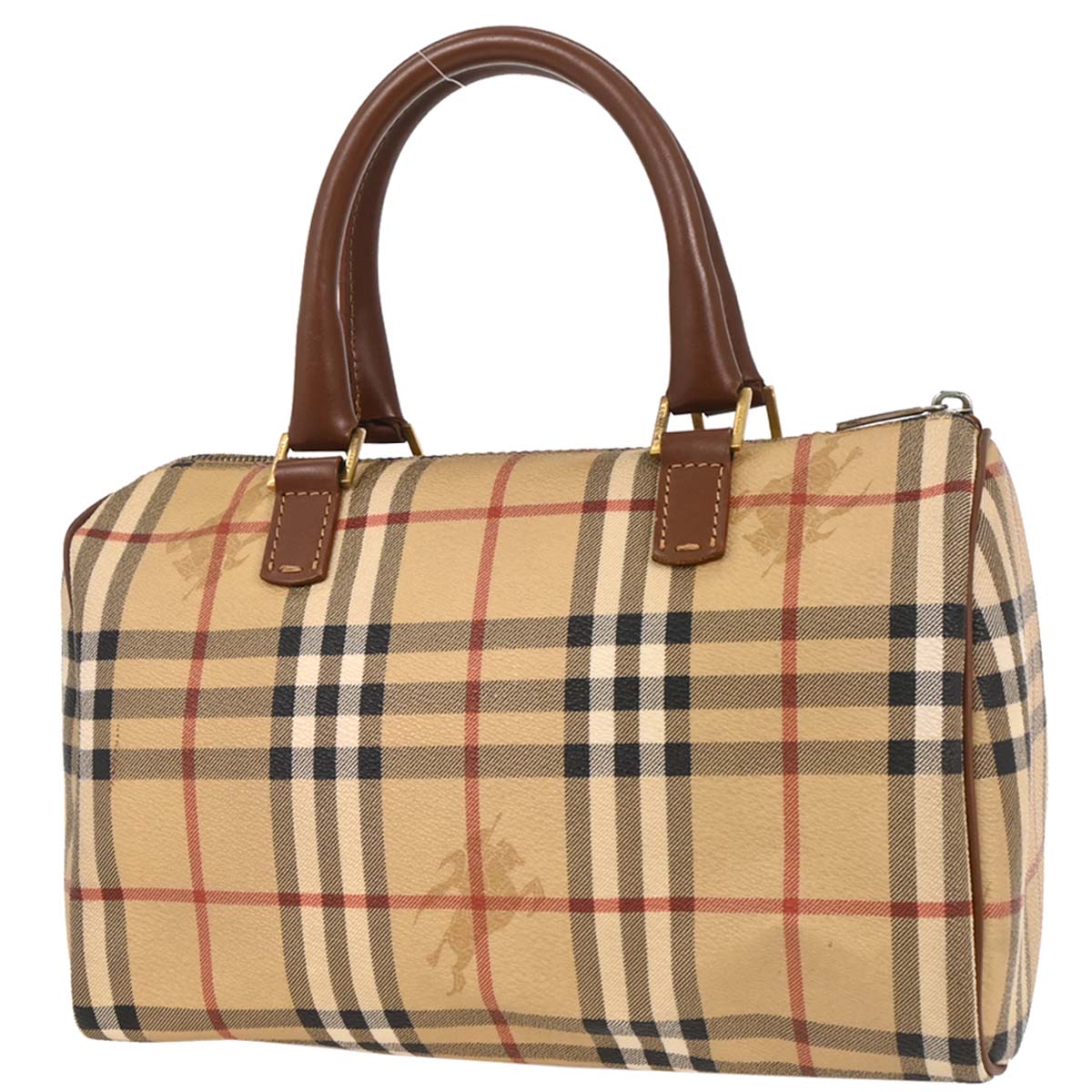 Burberry Beige House Check Duffle Handbag