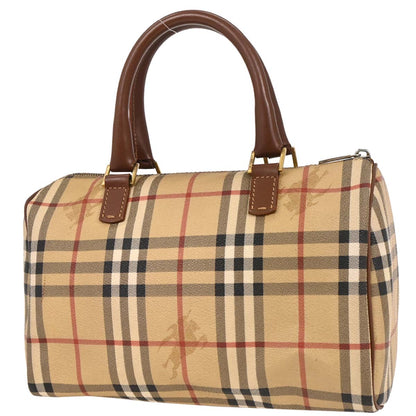 Burberry Beige House Check Duffle Handbag