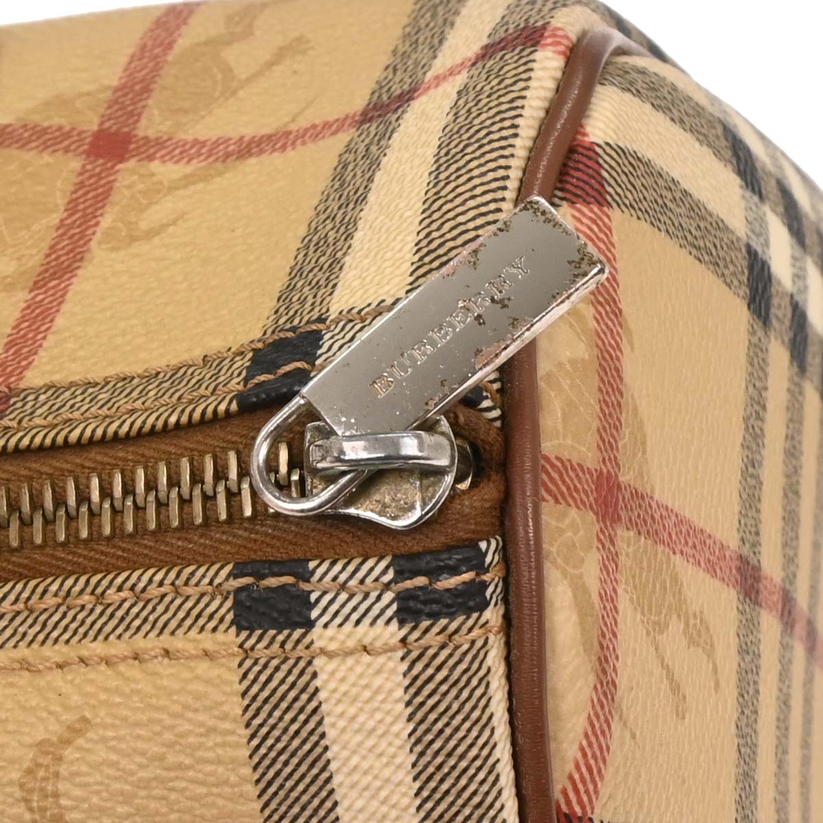 Burberry Beige House Check Duffle Handbag