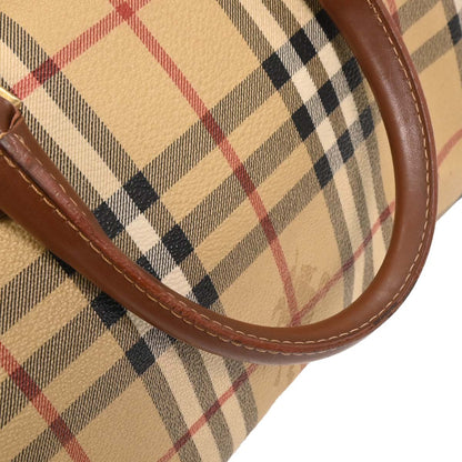 Burberry Beige House Check Duffle Handbag