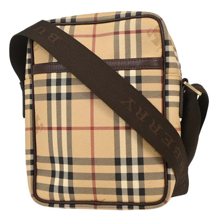 Burberry Beige Brown House Check Shoulder Bag