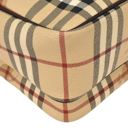 Burberry Beige Brown House Check Shoulder Bag