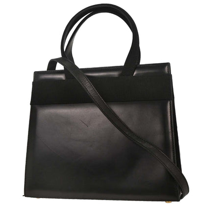 Salvatore Ferragamo Black Vara Bow 2way Shoulder Handbag