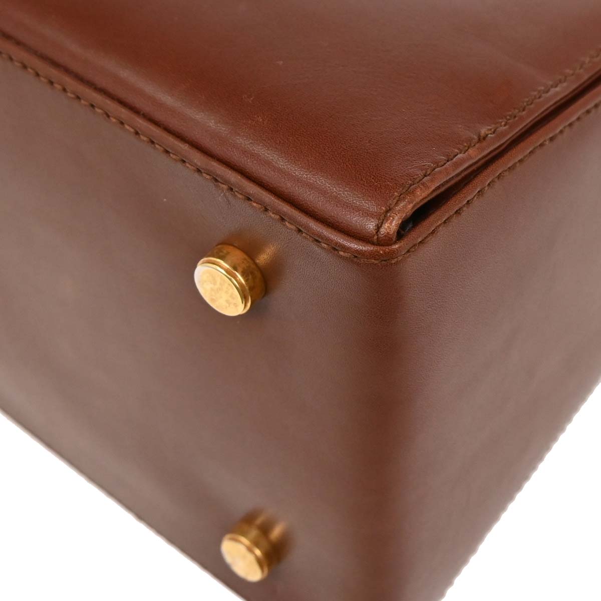 Salvatore Ferragamo Brown Gancini 2way Shoulder Handbag