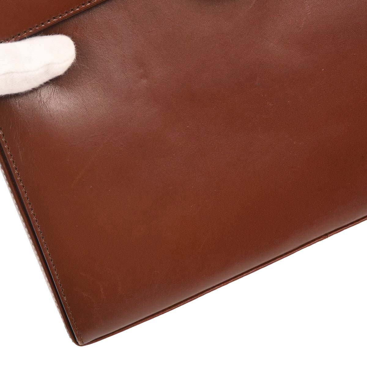 Salvatore Ferragamo Brown Gancini 2way Shoulder Handbag