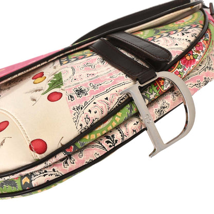 Christian Dior Patchwork Saddle Handbag