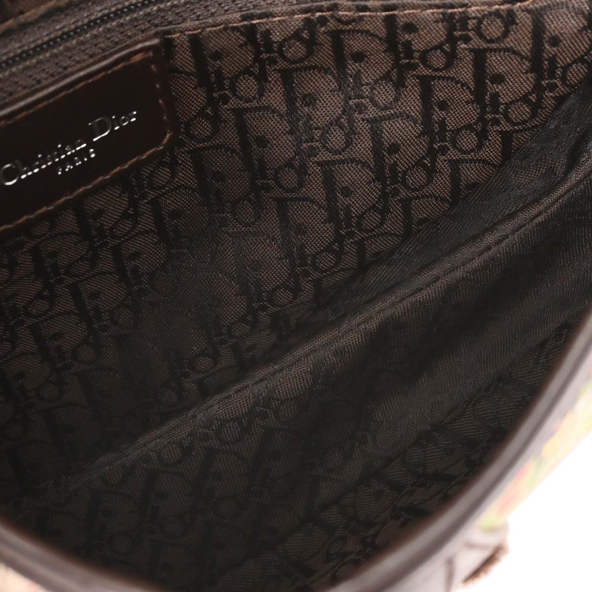 Christian Dior Patchwork Saddle Handbag
