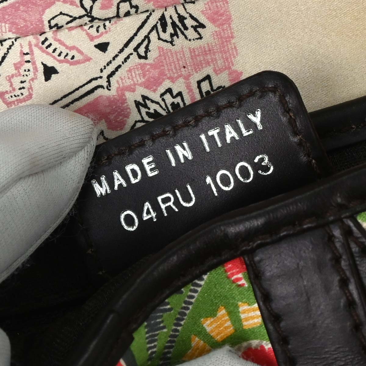 Christian Dior Patchwork Saddle Handbag