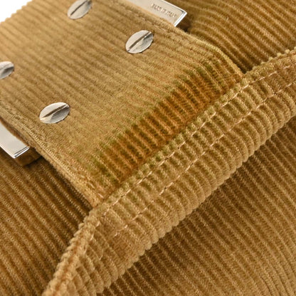 Fendi Brown Corduroy Handbag