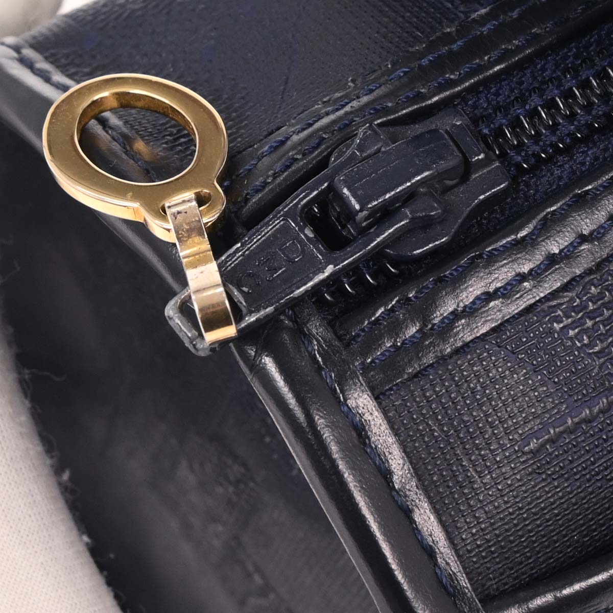 Christian Dior Navy Trotter Handbag