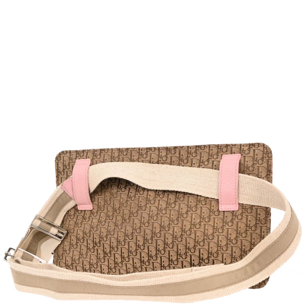 Christian Dior Beige Pink Trotter Street Chic Bum Bag