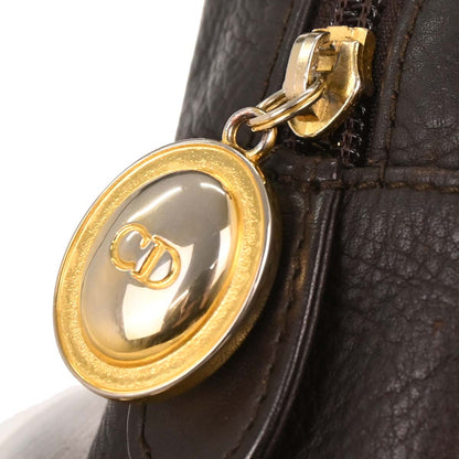 Christian Dior Brown Leather Handbag