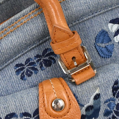 Christian Dior Blue Embroidery Detective Handbag