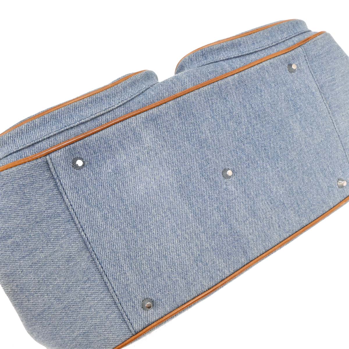 Christian Dior Blue Embroidery Detective Handbag