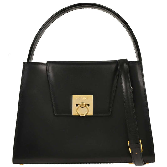 Celine Black 2way Shoulder Handbag