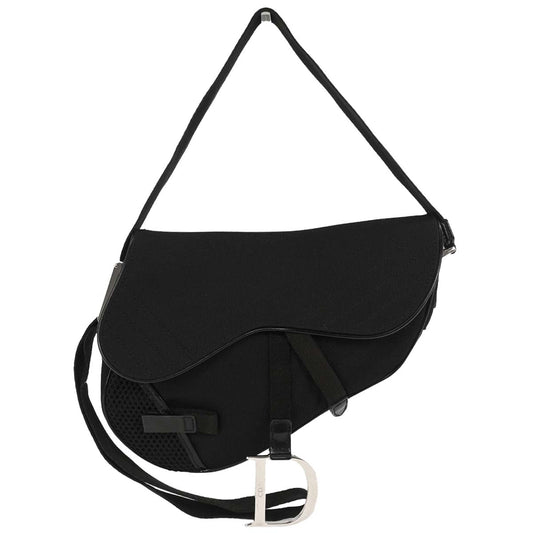 Christian Dior Black Saddle Shoulder Bag