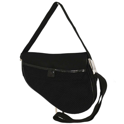 Christian Dior Black Saddle Shoulder Bag