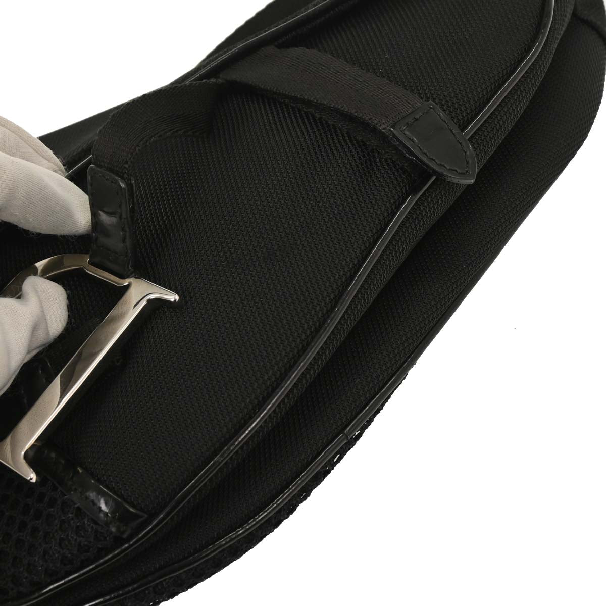 Christian Dior Black Saddle Shoulder Bag