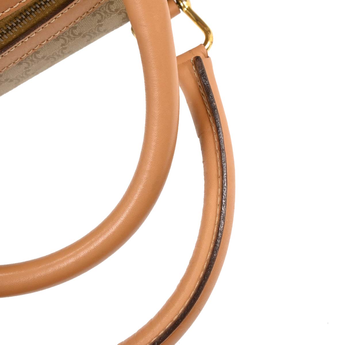 Celine Beige Macadam Duffle Handbag