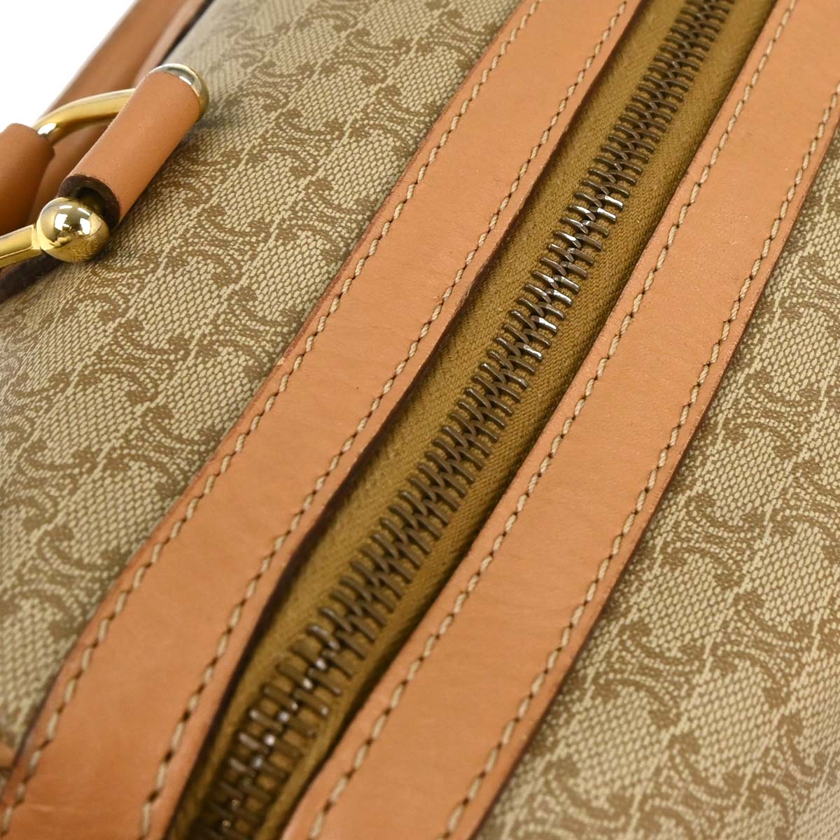 Celine Beige Macadam Duffle Handbag