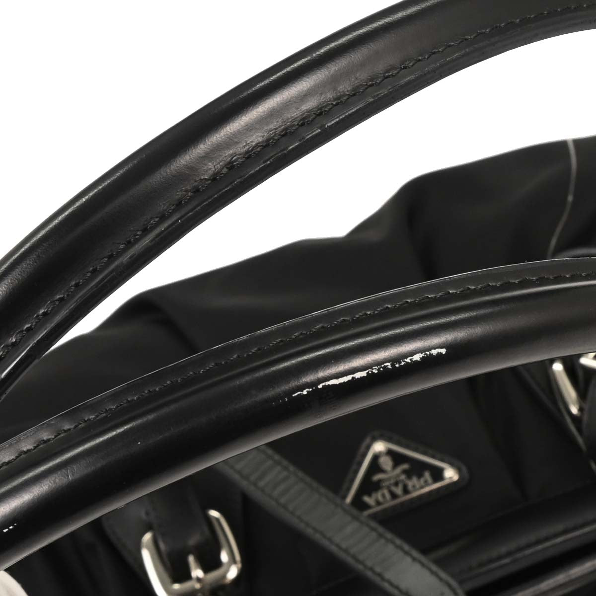 Prada Black Nylon Handbag
