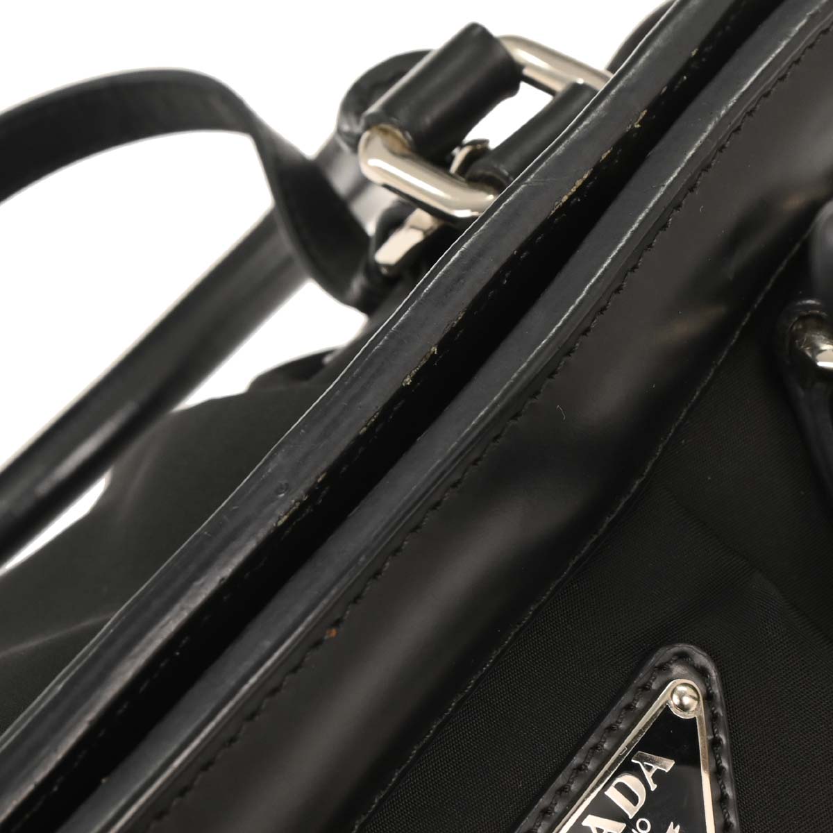 Prada Black Nylon Handbag