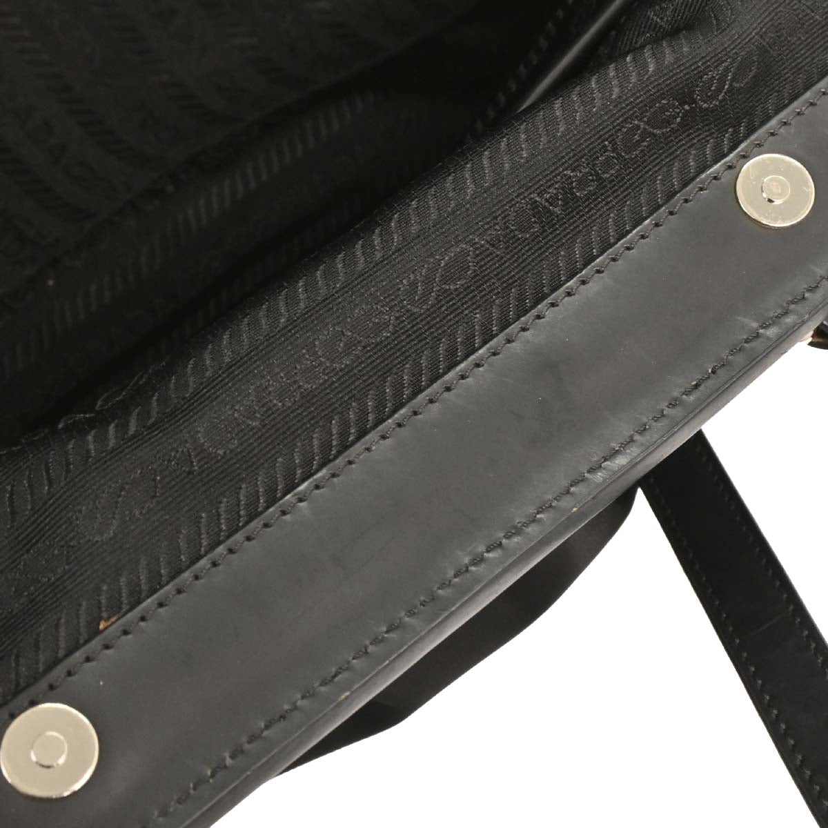 Prada Black Nylon Handbag