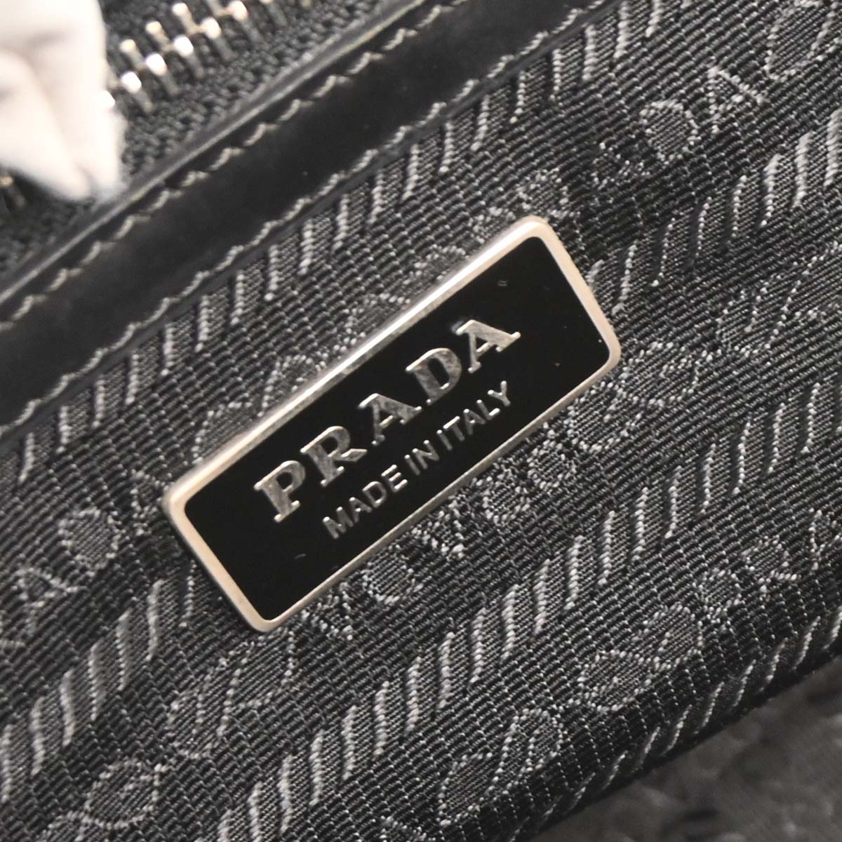 Prada Black Nylon Handbag