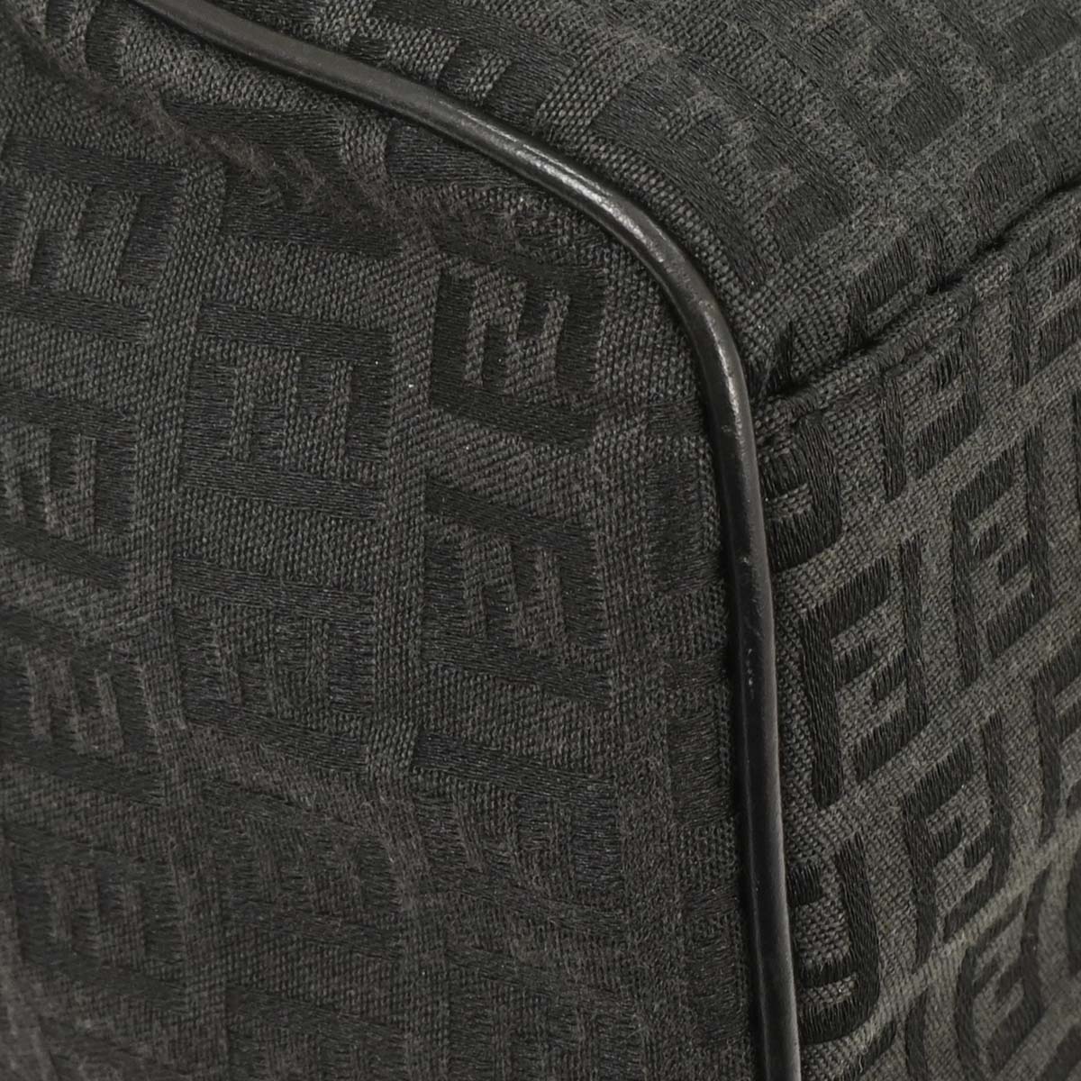 Fendi Black Zucchino Tote Bag