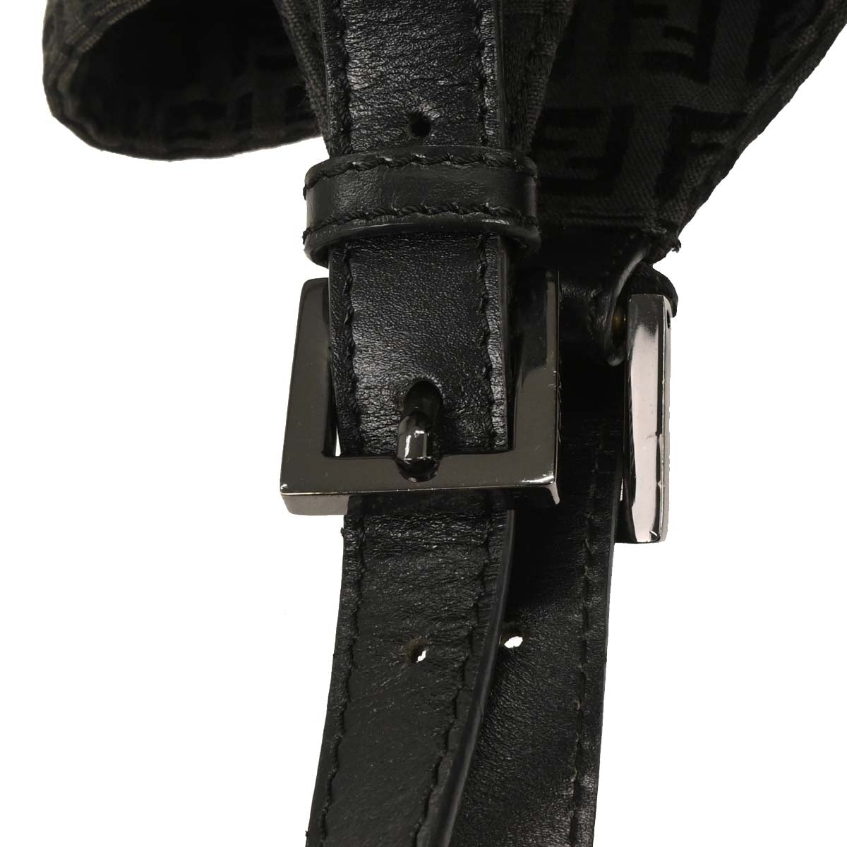 Fendi Black Zucchino Tote Bag