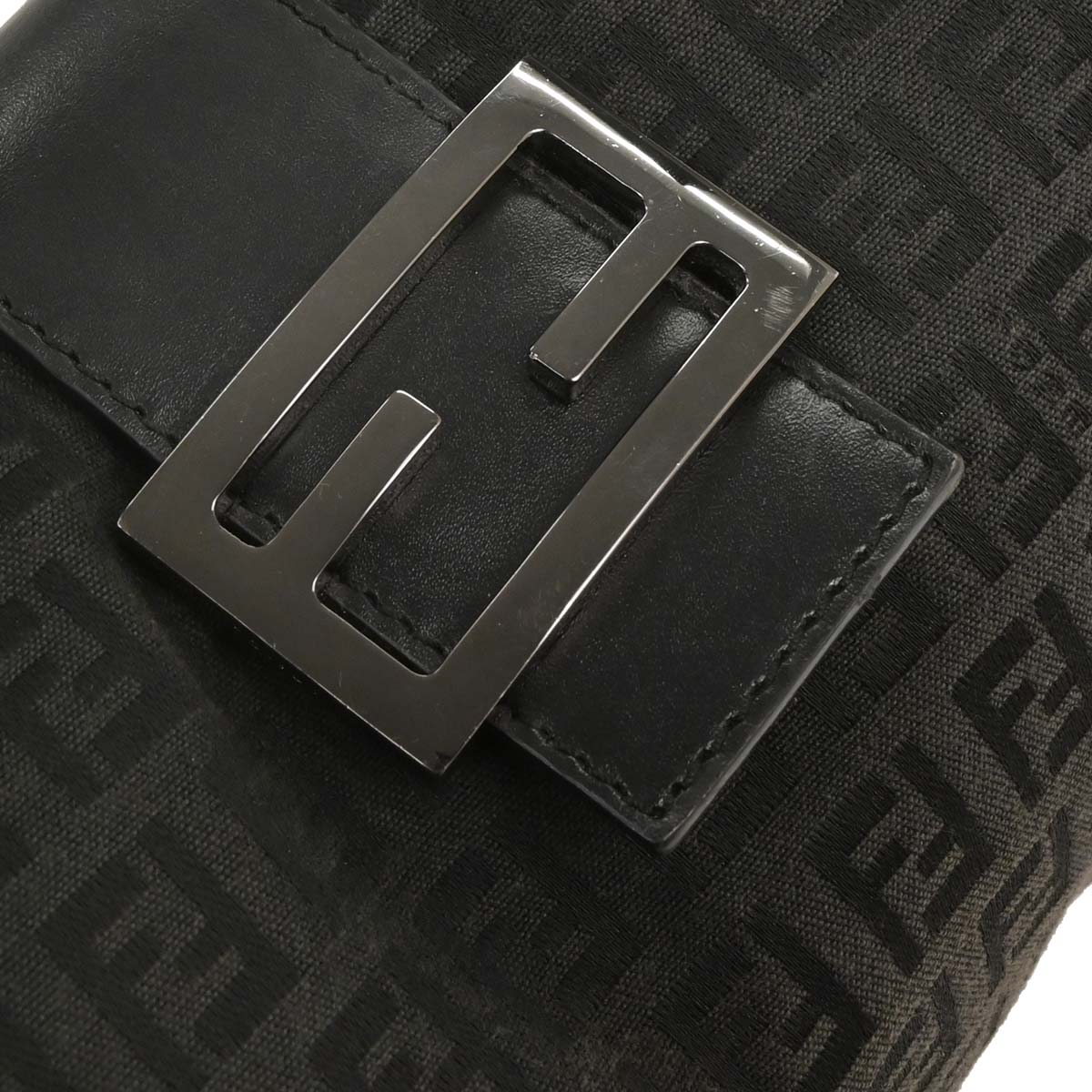 Fendi Black Zucchino Tote Bag