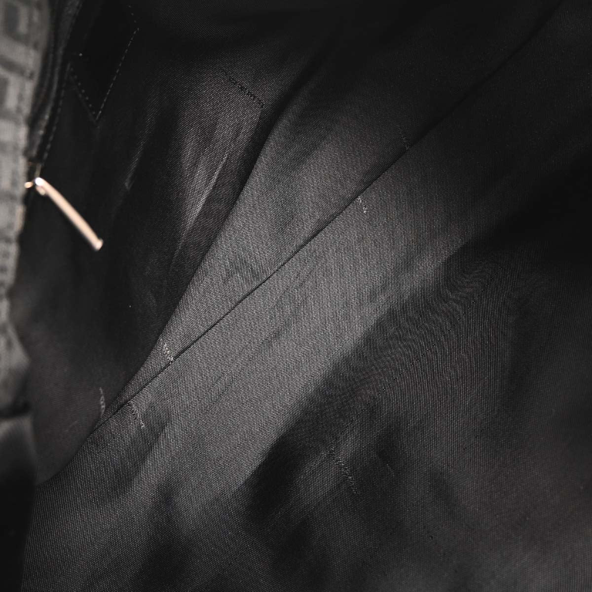 Fendi Black Zucchino Tote Bag