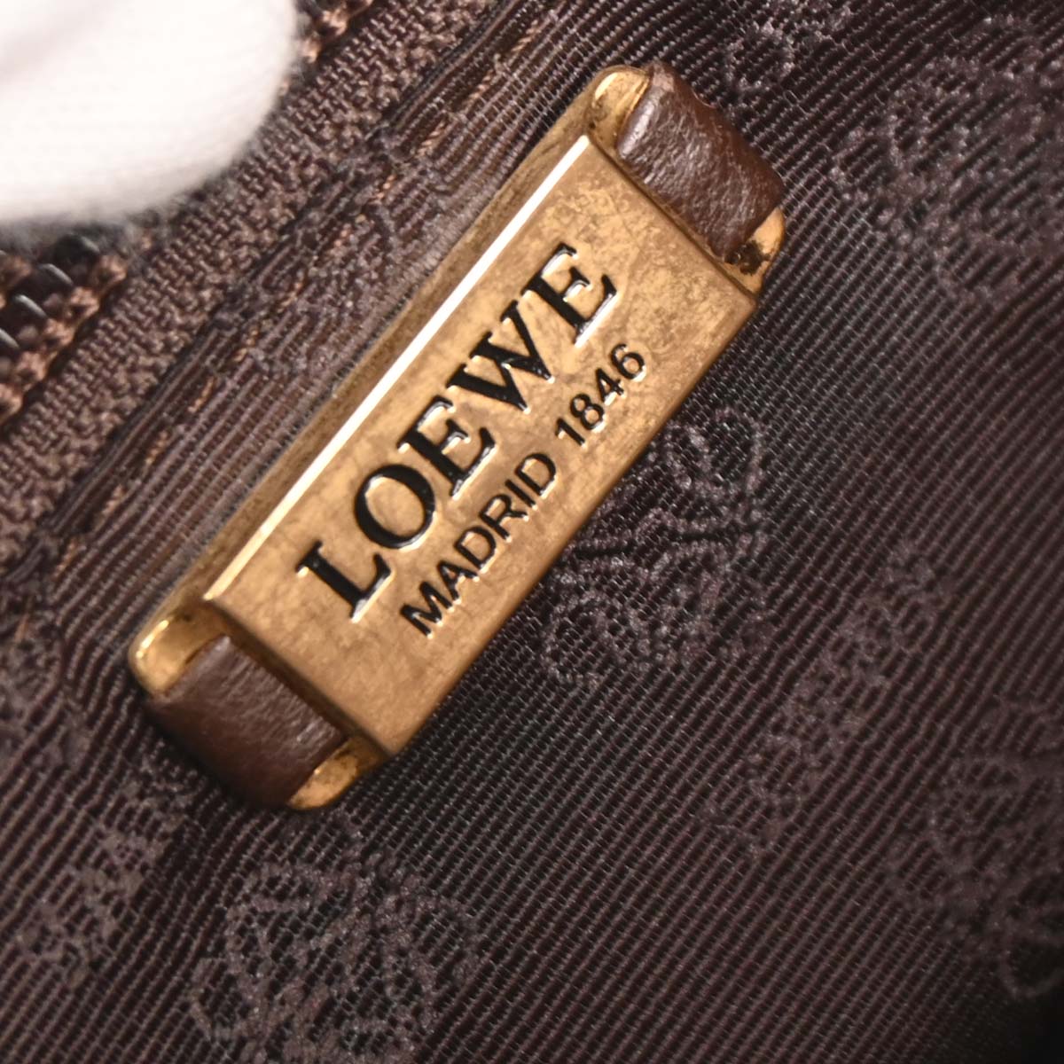 Loewe Brown Lambskin Handbag