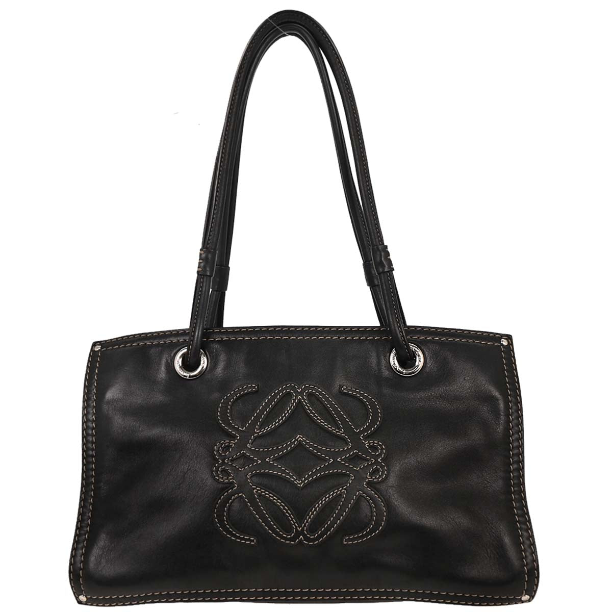 Loewe * Black Shopper Tote Bag