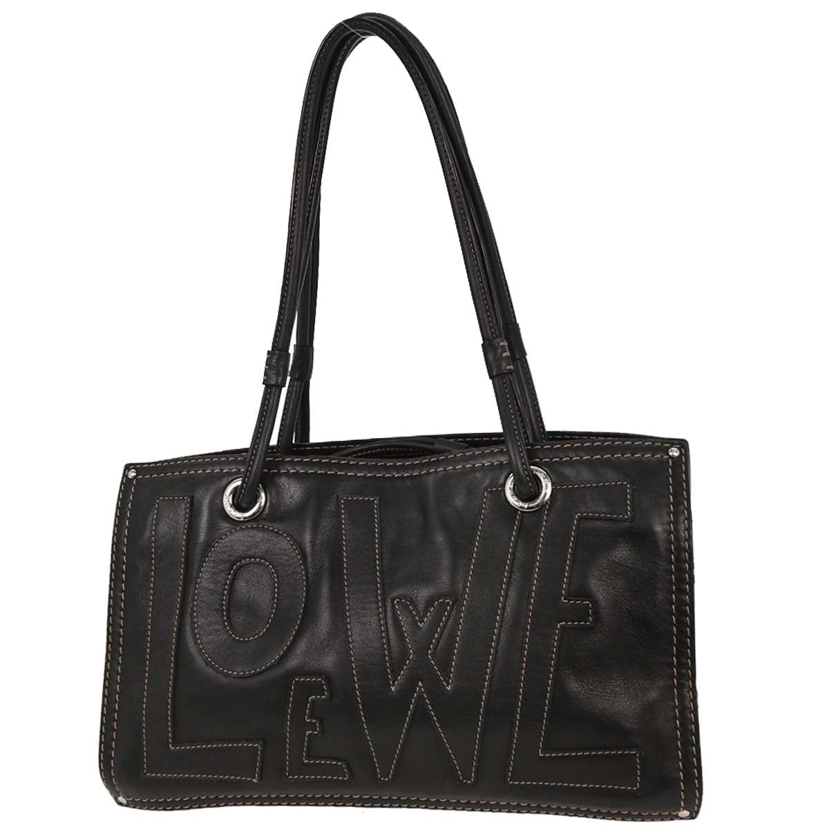 Loewe * Black Shopper Tote Bag