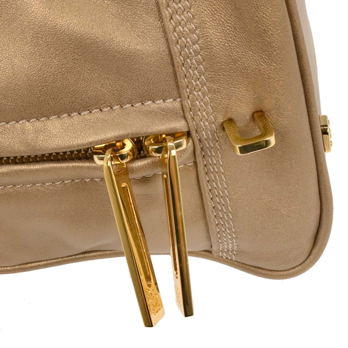 Loewe Gold Lambskin Amazona 28 Handbag